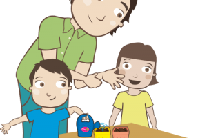 Vacaciones de niños y niñas con padres separados