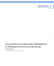 Evaluación de las condiciones priorizadas en el Programa de Apoyo al Recién Nacido