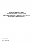 Segunda Encuesta Nacional de Implementacion Programa de Apoyo al Desarrollo Biopsicosocial
