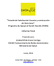 Estudio de Satisfacción Usuaria y construcción de línea base. Programa de Apoyo al Recién Nacido (PARN)