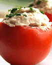 Tomate relleno con Jurel tipo Salmón o Atún