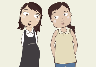 Acompañar a mi hija-madre