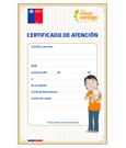 Certificado de atención para el papá