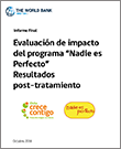 Evaluación de impacto del programa “Nadie es Perfecto” Resultados post-tratamiento