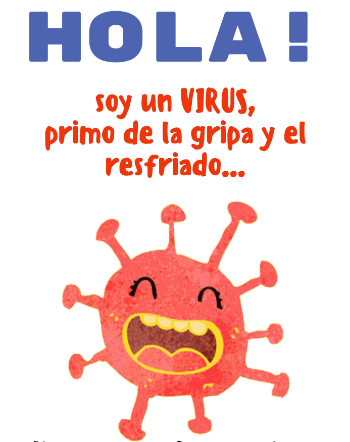 Descarga el libro para niños/as “Hola! Soy el Coronavirus”
