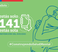 No estás solo no estas sola: Ministerio de Salud tiene disponible el fono *4141 Línea Prevención del Suicidio