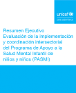 Resumen ejecutivo Evaluación coordinación intersectorial PASMI 2023